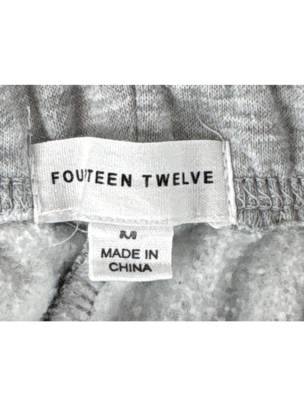 Fourteen Twelve Y2K Gray Wide Leg Cargo Sweatpants Oversized Baggy Lounge Size M - Picture 10 of 16
